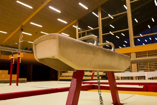 Gymnastic equipment in a gymnastic center in the Faroe Islands