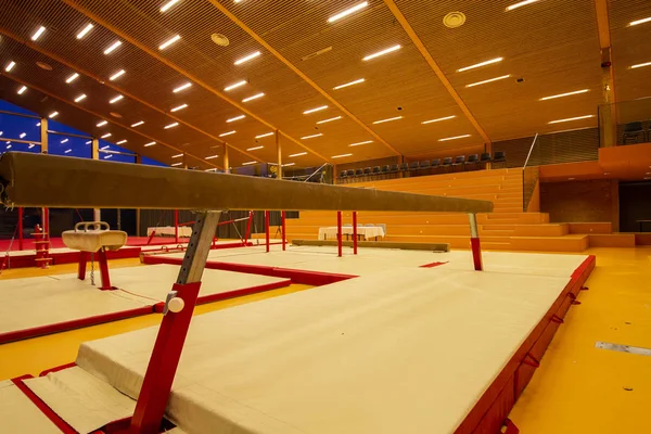 Спортивное Оборудование Гимнастическом Центре Фарерских Островах Лицензионные Стоковые Изображения
