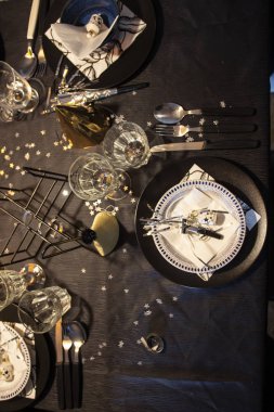 İsveç 'te yeni yıl partisi masası