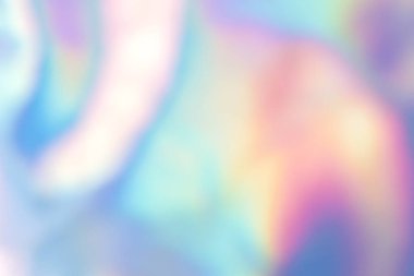 Soyut holografik mor arka plan. Tek boynuzlu at stilinde sıvı neon renkli folyo. Mermer yanardöner fütüristik doku. Eğilim biçimi 90 'lar.