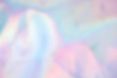 Soyut holografik mor arka plan. Tek boynuzlu at stilinde sıvı neon renkli folyo. Mermer yanardöner fütüristik doku. Eğilim biçimi 90 'lar.