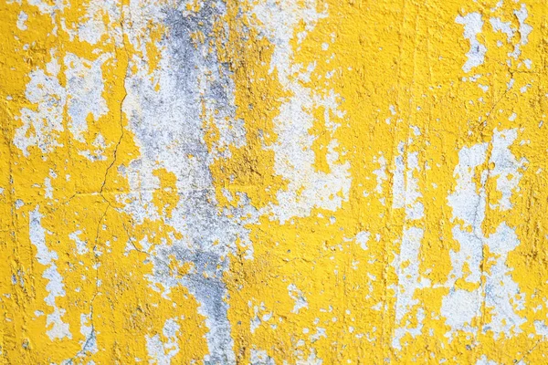 Concreto amarelo colorido parede superfície textura. Abstrato grunge fundo de cor brilhante com efeito de envelhecimento. Espaço de cópia . — Fotografia de Stock