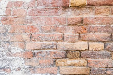 Modern kırmızı tuğla duvar dokusu arkaplanı.