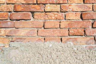 Modern kırmızı tuğla duvar dokusu arkaplanı.