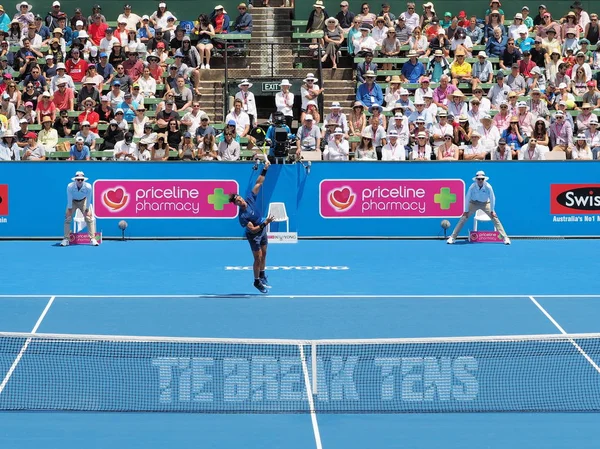 Melbourne Australië Januari 2018 Tennisster Rafael Nadal Voorbereiden Australian Open — Stockfoto
