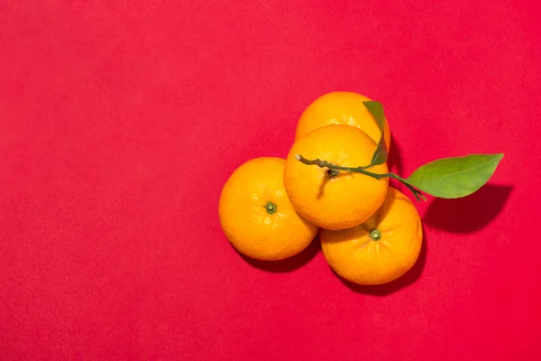 Orange für das chinesische Neujahrsfest. Urlaubskonzept. — Stockfoto