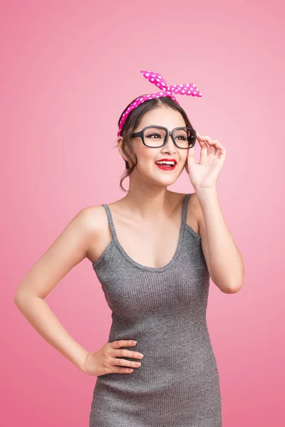 Ázsiai lány divat napszemüveg — Stock Fotó