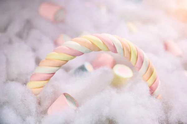 Marshmallow de cor pastel — Fotografia de Stock