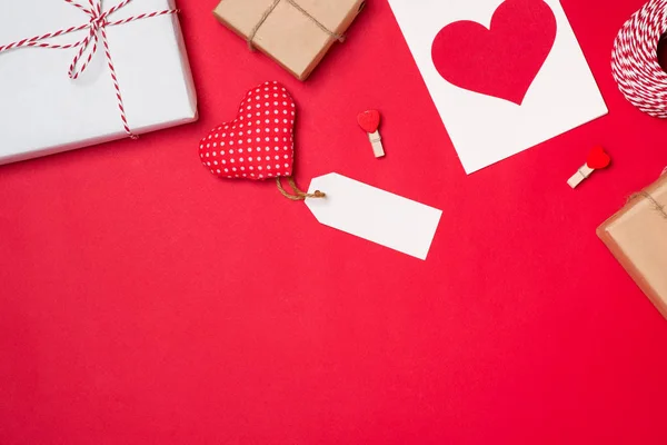Cartão de presente para o Dia dos Namorados — Fotografia de Stock