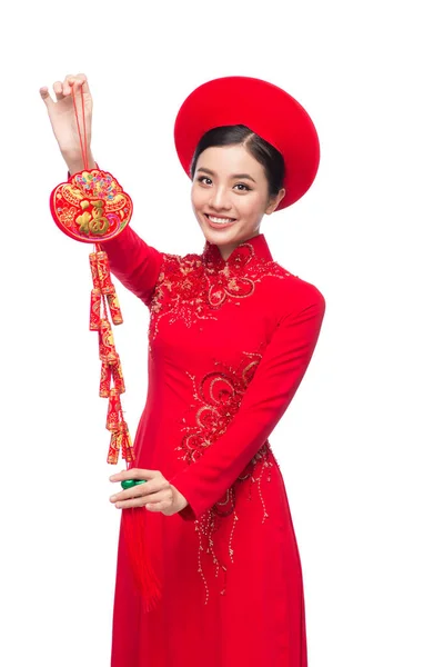 Portré egy gyönyörű ázsiai nőről — Stock Fotó