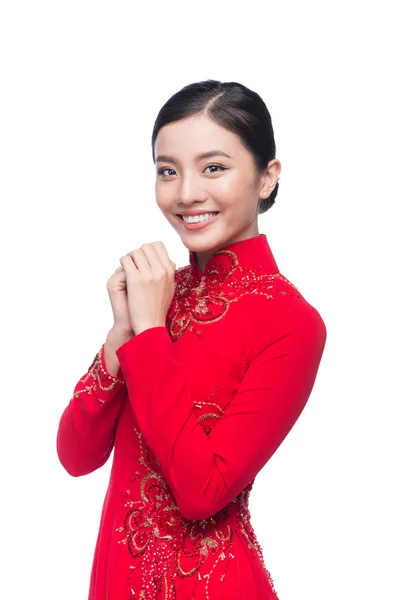 Jovem mulher vietnamita — Fotografia de Stock
