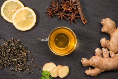 zencefil çayı fincan