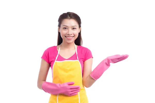 Young Asian Maid — Stock Photo, Image