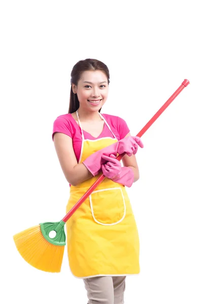 Young Asian Maid — Stock Photo, Image