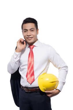 Asya işadamı gülümseyen