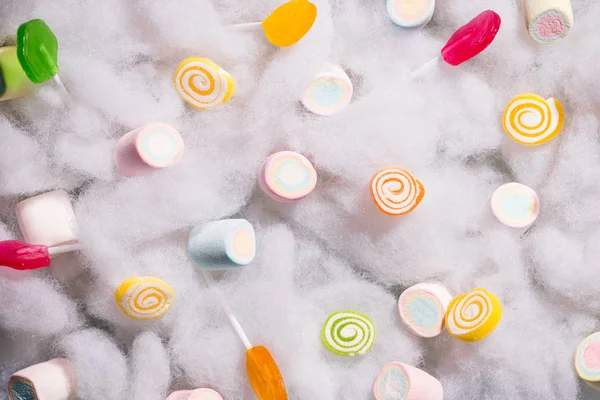 Marshmallow de cor pastel — Fotografia de Stock