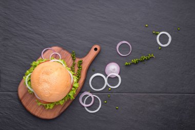 Masada ev yapımı hamburger