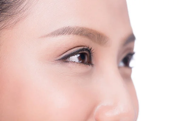 Ojos y cejas femeninas — Foto de Stock