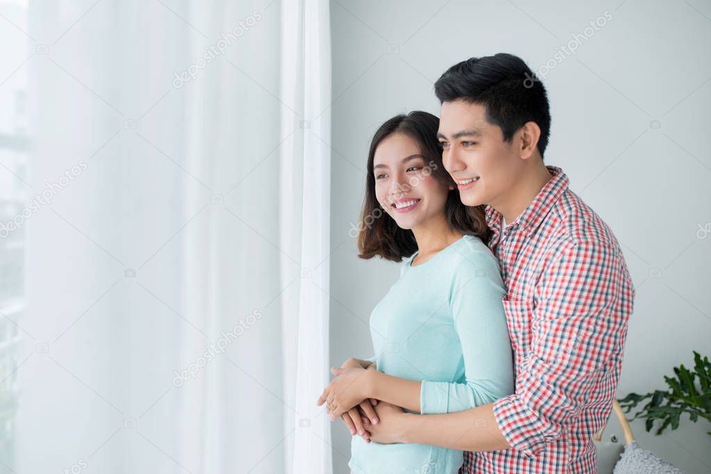 young asian couple