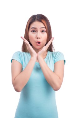 Kazanan başarılı kadın çığlığı