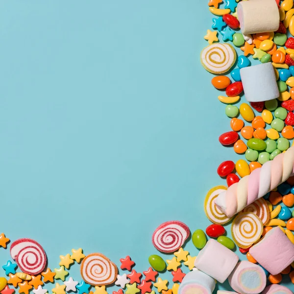 Doces, marshmallow e geleias — Fotografia de Stock