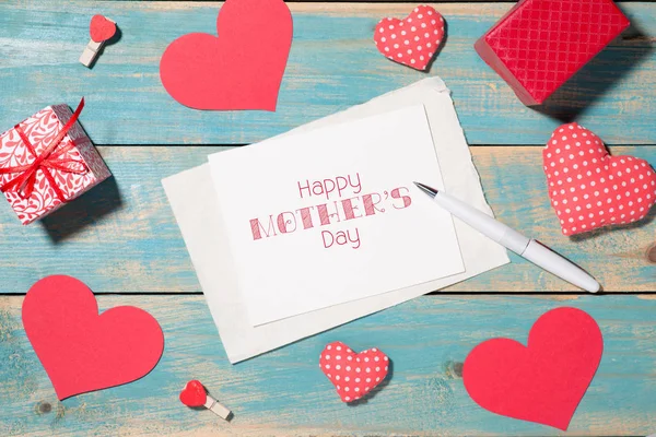 Ευχετήρια κάρτα Happy Mothers — Φωτογραφία Αρχείου