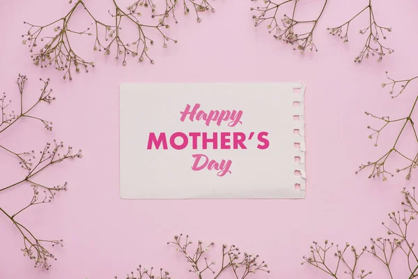 Κάρτα ημέρας ευτυχισμένων μητέρων — Φωτογραφία Αρχείου