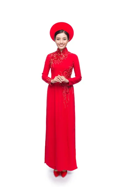 Nő hagyományos ruhában — Stock Fotó
