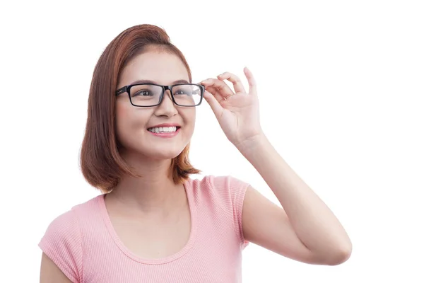 Asiatische Frau in Brille — Stockfoto