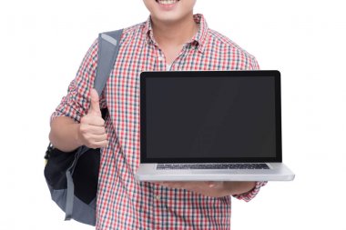 mutlu erkek öğrenci 