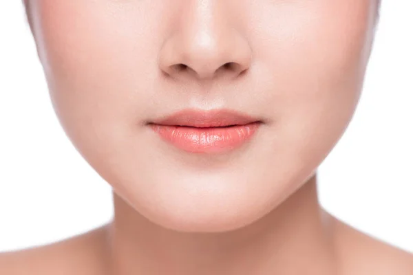 Lip makeup close up — Stock Photo, Image