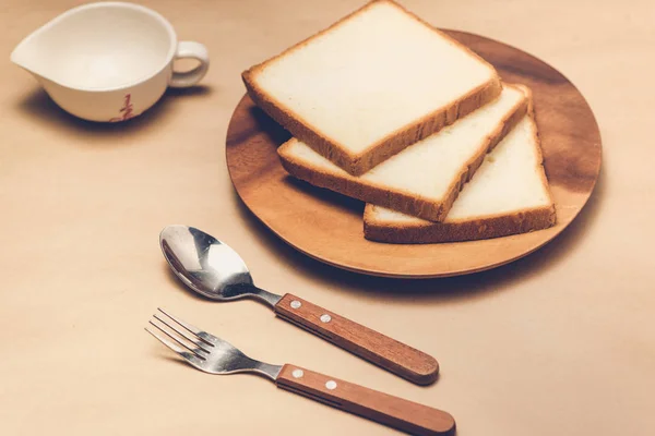 Slices of toast bread — Stock Photo, Image