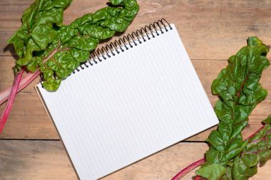 Mutfak yemek tarifleri için defter