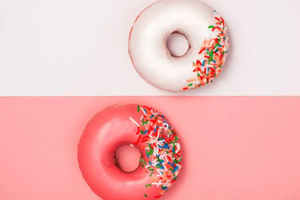 Donuts de vidro doce — Fotografia de Stock