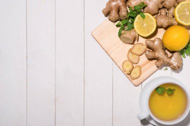 zencefil çayı malzemeleri