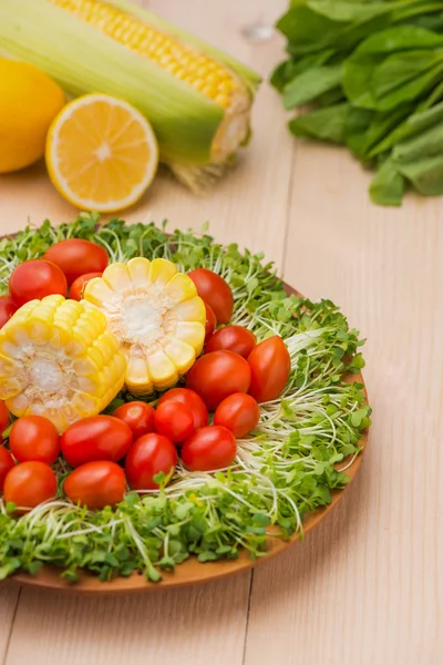 Salada de legumes frescos — Fotografia de Stock