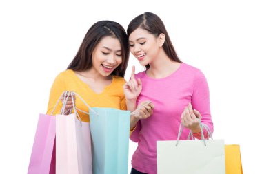 alışveriş torbaları ile Bayan arkadaş