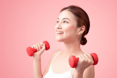  Fitness kadın ağırlık kaldırma egzersizleri