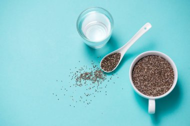 Chia tohum Kupası ve kaşık