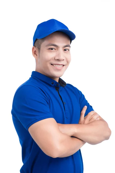 Cartero en uniforme azul —  Fotos de Stock