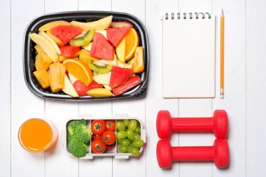 Bento kutusu farklı gıda ile