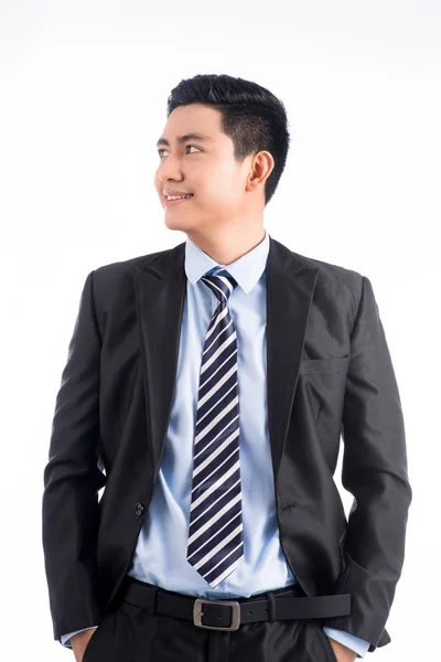Junge attraktive asiatische Geschäftsmann — Stockfoto