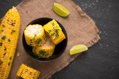 soslu ızgara mısır