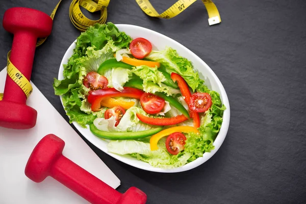 Verse gezonde salade. — Stockfoto