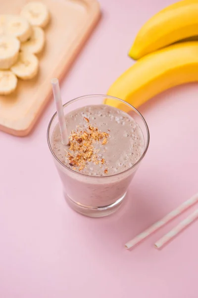 Taze muz smoothie — Stok fotoğraf