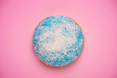 Mavi buzlanma ile çörek