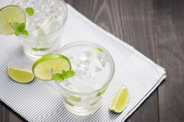 Limonlu taze kokteyl