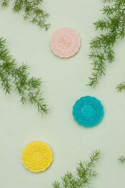 renk mooncakes Tablo ayarı