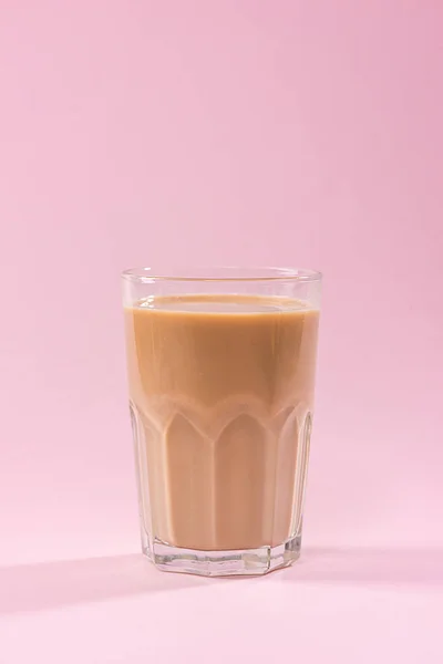 Vaso de café con leche — Foto de Stock