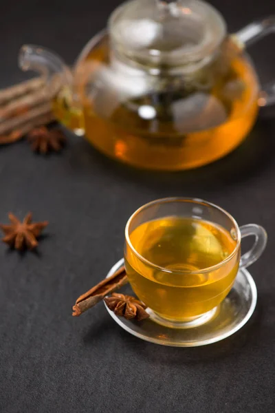 Cup of black tea — Stock Photo, Image